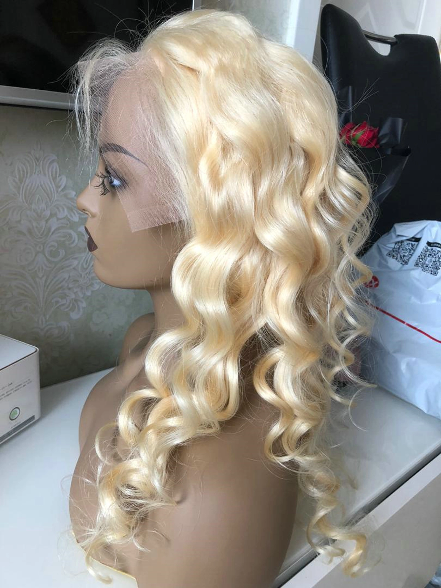 #613 13X4frontal wig Loose Wave 18inch